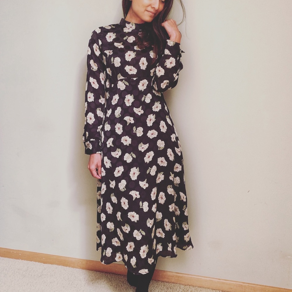 Floral midi dress
